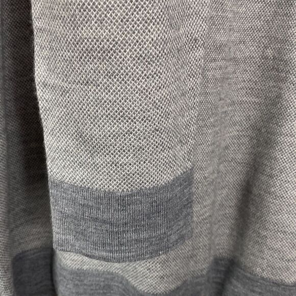 ❤️Last Chance Calvin Klein merino wool blend grey V-neck pullover size XL - Picture 3 of 8